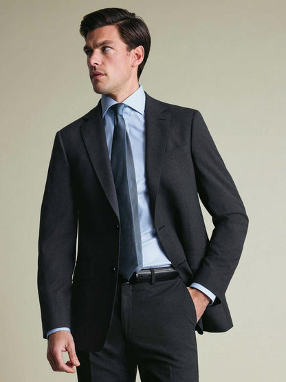 Non Iron Cotton Stretch Weave Slim Fit Shirt