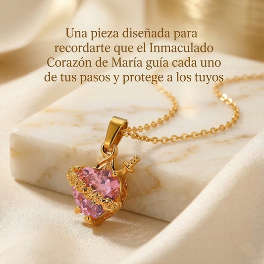 Luz de María: El Sagrado Corazón en Cristal Infinito