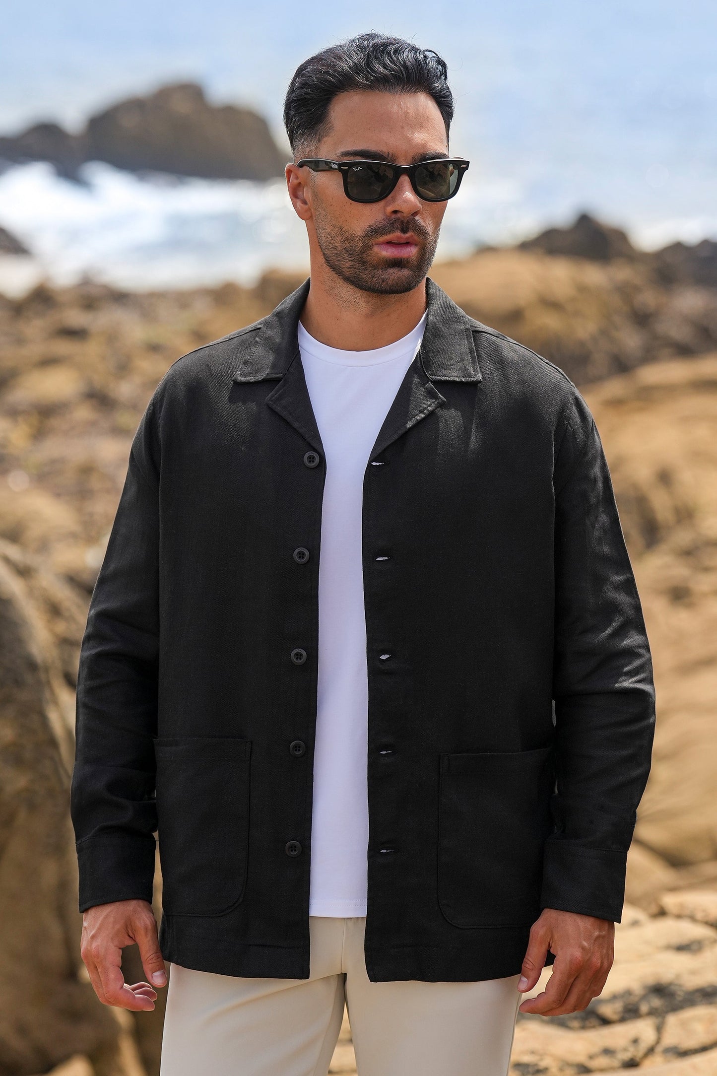 THE LINEN OVERSHIRT