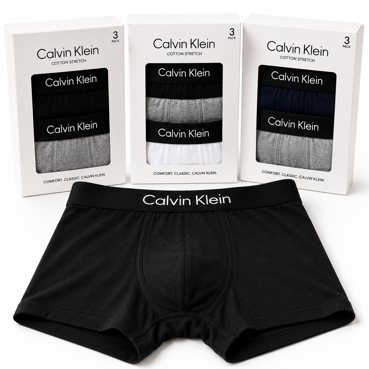 The Essential 9-Pack Cotton Stretch Trunks
