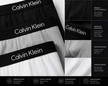 The Essential 9-Pack Cotton Stretch Trunks
