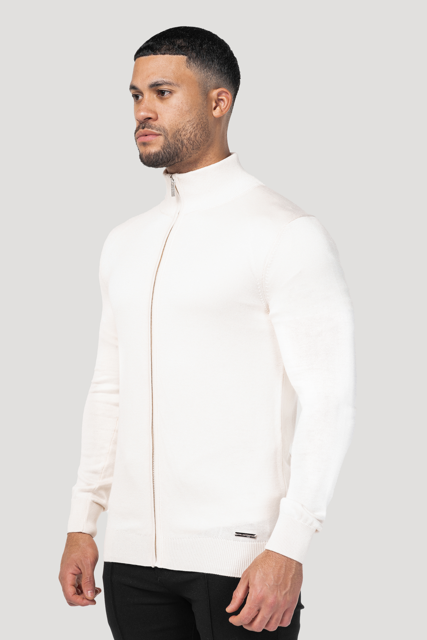 THE SANTONI FULL ZIP SWEATER