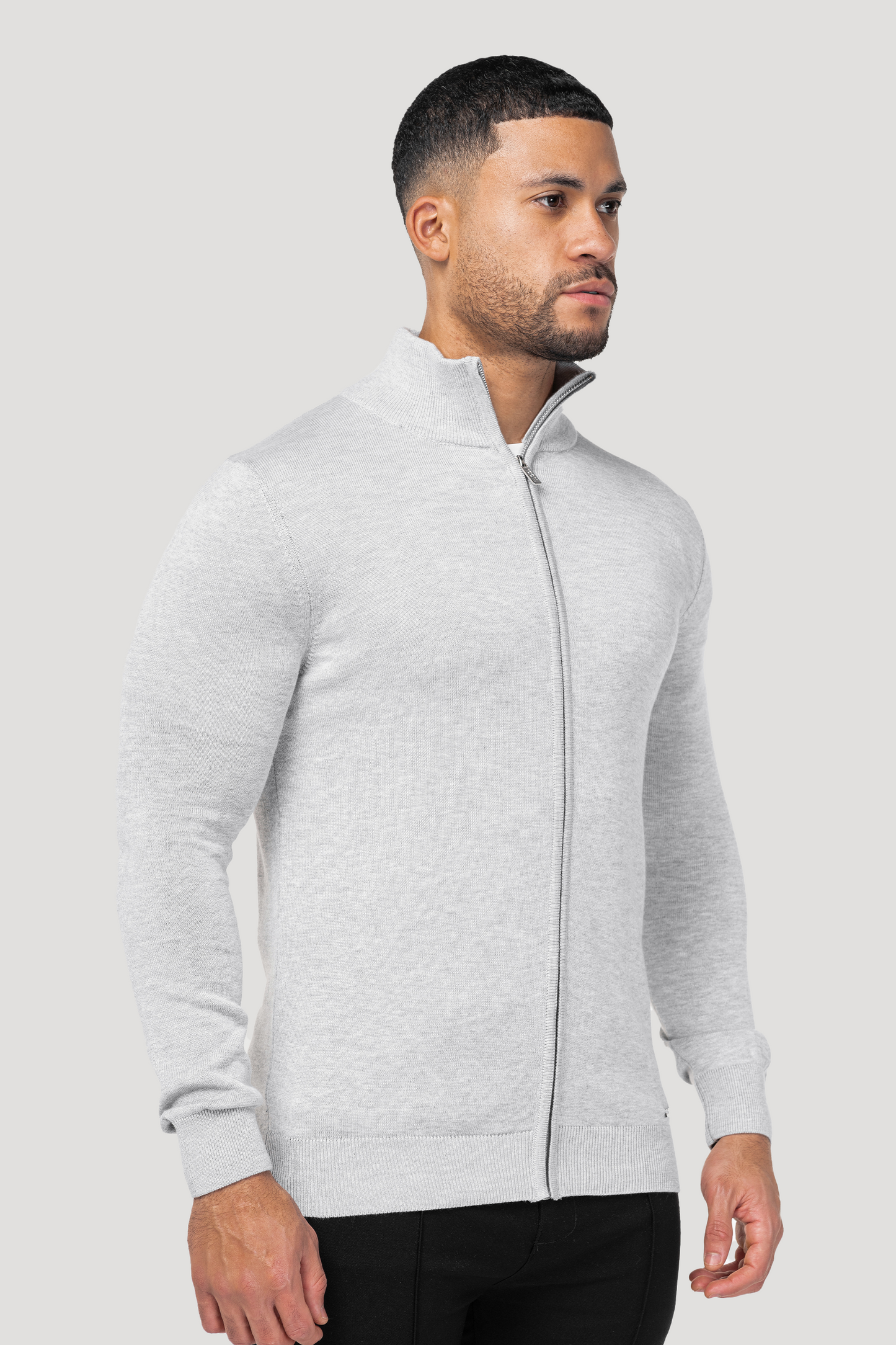THE SANTONI FULL ZIP SWEATER