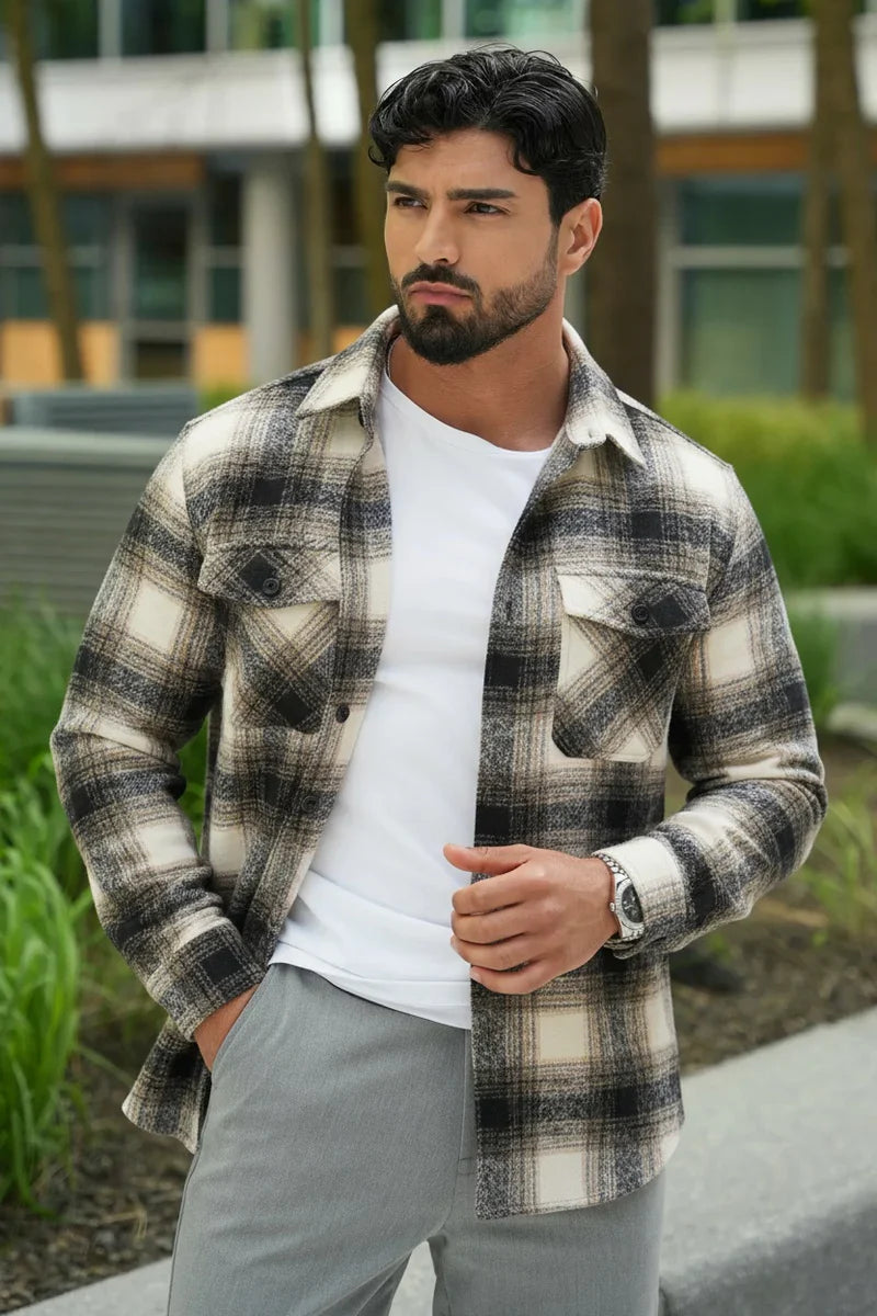 THE LUGO CHECKED OVERSHIRT