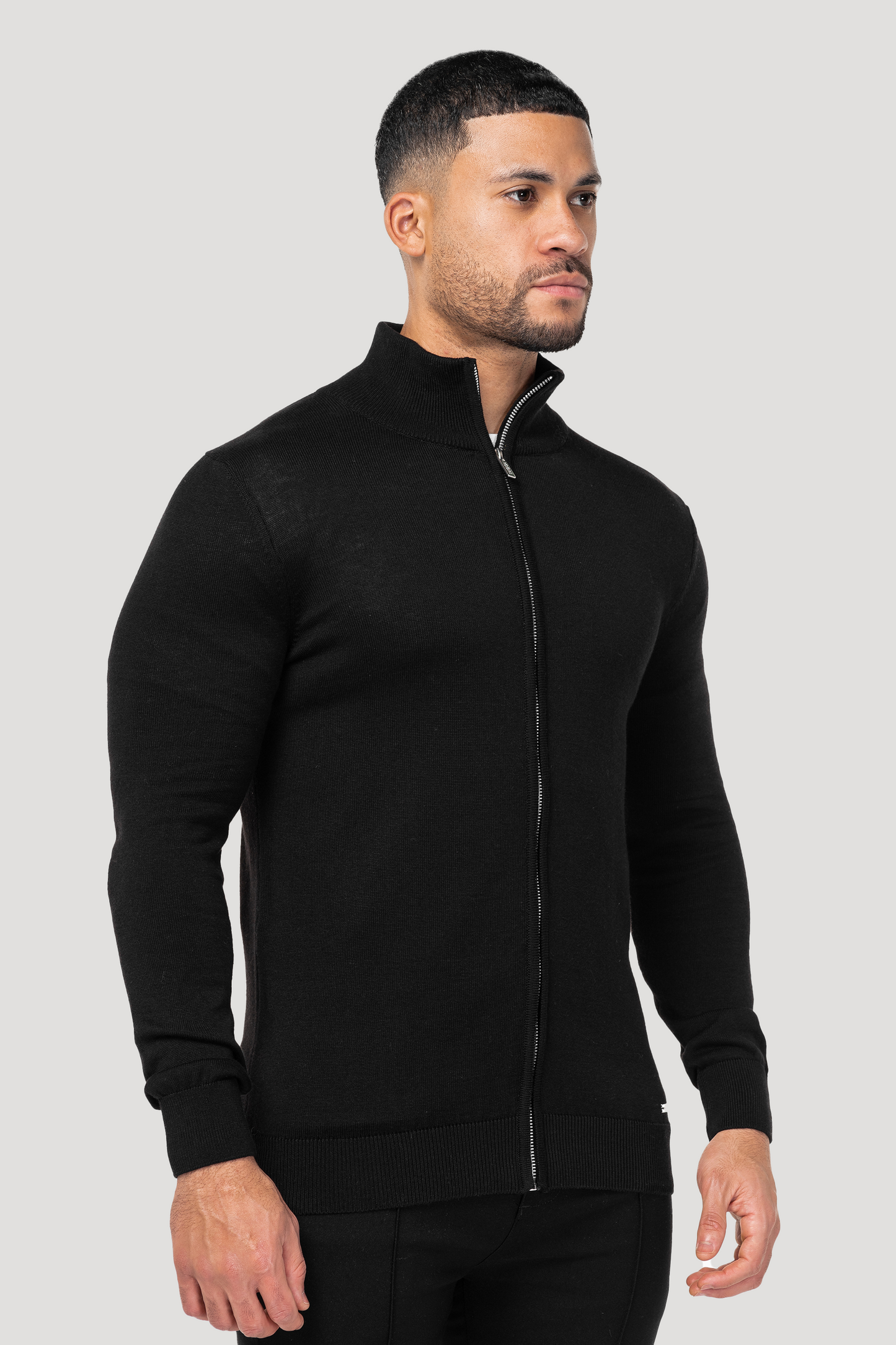 THE SANTONI FULL ZIP SWEATER
