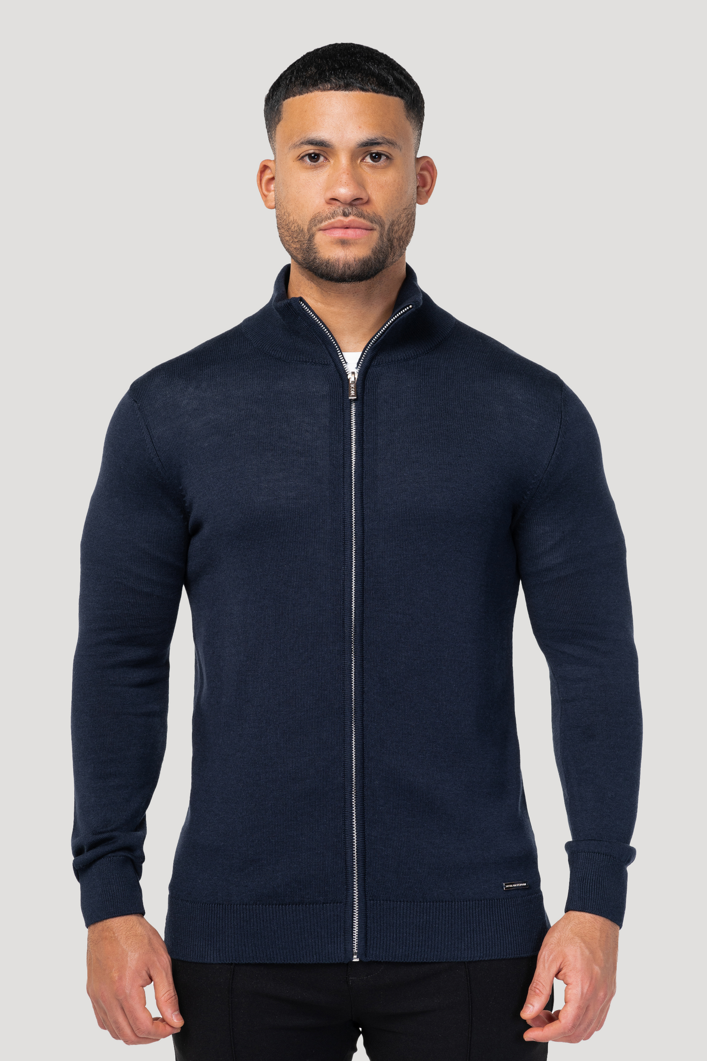 THE SANTONI FULL ZIP SWEATER