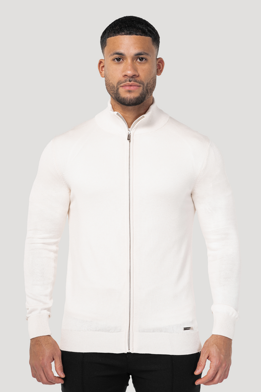 THE SANTONI FULL ZIP SWEATER
